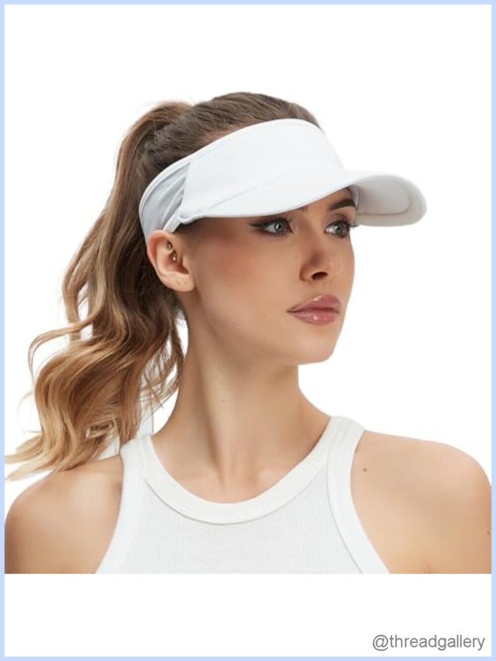 Stretchy Sun Visor UPF50+ Mesh Cooling Quick Dry Sports Hat